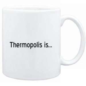  Mug White  Thermopolis IS  Usa Cities: Sports & Outdoors