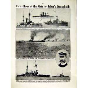   : 1915 WAR TURKS BRITISH MARINES SHIP VENGENCE CARDEN: Home & Kitchen