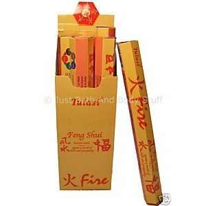   Hex Tube of 20 Tulasi Incense Sticks   Feng Shui Fire: Everything Else