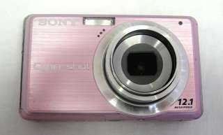 Sony Cyber Shot Model DSC S980 SteadyShot 12.1 MP Pink Digital Camera 