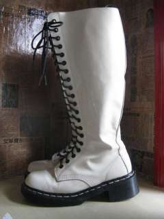 Patent Engand 20 eye DOCs Dr Martens boots 7.5 UK5 37.5  