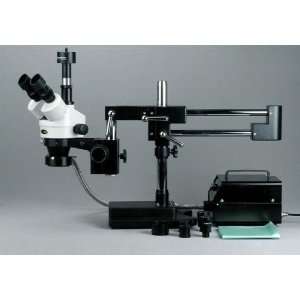 90x Stereo Boom Microscope + 3M USB Camera & Light  