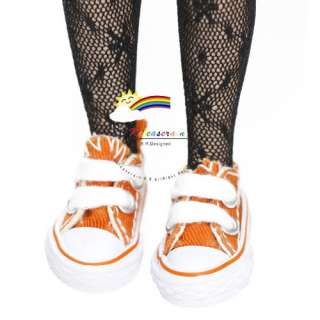 Low Cut Star Sneakers Shoes Orange for Tonner Marley  