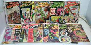 1960s Lot of 14 Strange Adventures DC Silver Age Comic Book #108 235 
