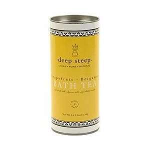  DEEP STEEP, Grapefruit Bergamot Bath Tea   6 bag: Beauty