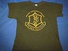 MENS L GREEN ISRAEL DEFENCE FORCES MILITARY T SHIRT  