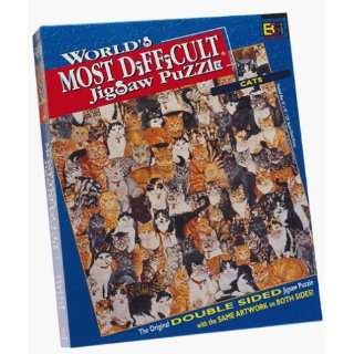  Worlds Most Difficult Cats Jigsaw Puzzle 529pc Toys 
