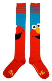  Bioworld Sesame Street Elmo Over The Knee Sock: Clothing