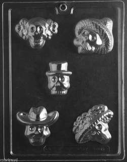 Dia Del Muertos Day Of The Dead Chocolate Candy Mold  