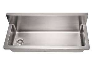   Stainless Steel 44 Single Bowl Utility Kitchen Sink 848130006475