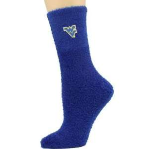   Virginia Mountaineers Navy Blue Feather Touch Socks