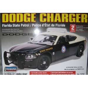   : Lindberg 1/24 Florida State Police Dodge Charger KIT: Toys & Games