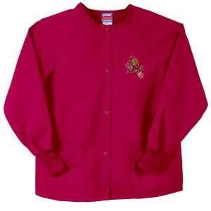BSS   Arizona State Sun Devils NCAA Nursing Jacket (Crimson) (X Large)