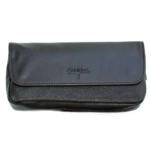  Black Castleford Deluxe Leather Pipe Case & Pouch 