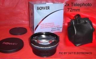 72mm 2.0X Tele Photo Lens for Fuji S3200 S4000 (with your 72mm adapter 