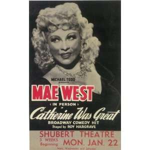  Catherine Was Great (Broadway) PREMIUM GRADE Rolled CANVAS 