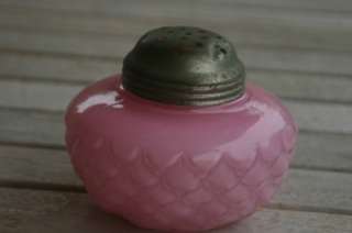 EAPG Consolidated Sugar Shaker Pink Squatty Cone Sugar Shaker  