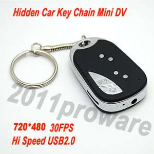 Mini hidden Car Key Chain Spy camera DVR DV Video  
