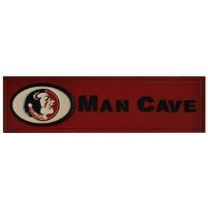 FSU Florida State University Man Cave Wooden Bar Sign  