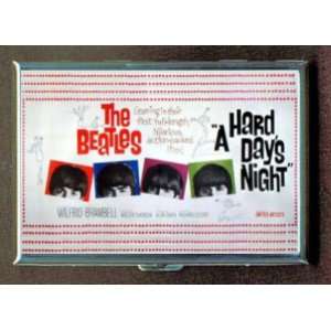 KL THE BEATLES A HARD DAYS NIGHT ID CREDIT CARD WALLET CIGARETTE CASE 