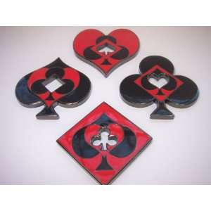  Set of 4 Poker Weights (Spade, Heart, Club, Diamond 