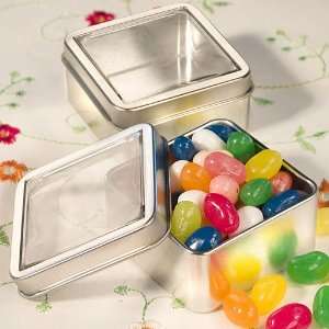  Baby Keepsake: Clear Top Mint Tin Favors: Baby