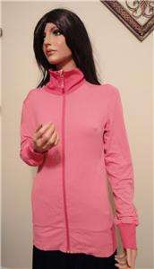 LULULEMON Hot Pink Warm Up Jacket Coat Yoga Active Running Full Zipper 