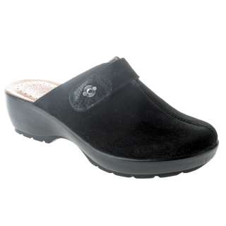 Fly Flot Carly Comfort Suede leather Clogs Womens Shoes All Sizes 