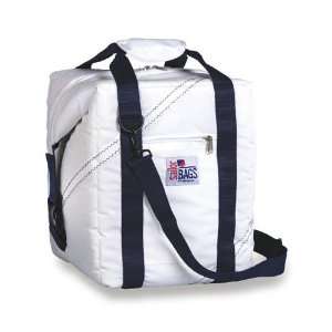   24 pack Insulated soft sailcloth Cooler Bag, Blue: Sports & Outdoors