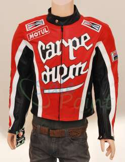 TORQUE Cary Ford Carpe Diem Motorcycle Leather Jacket  