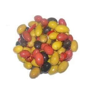 Cerignola Mix Olives 5lbs   FRESH  Grocery & Gourmet 