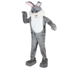   Costumes Rabbit Complete (Grey) Mascot Adult Costume / Gray   One Size