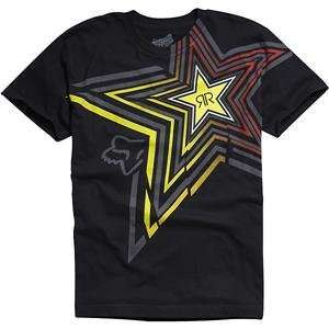  Fox Racing Rockstar Spike Vortex T Shirt   Medium/Black 