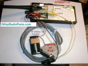 Motorola programming cable GP300 GP350 P110 P1225 SP50  