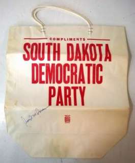 South Dakota State Fair George McGovern Signature 1971  