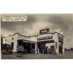  Vintage Sinclair Gas Station Post Card 