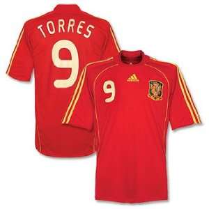  Spain Euro 08 Home Jersey TORRES M/L/XL
