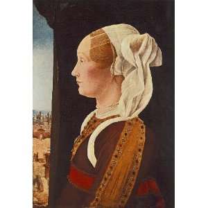   Portrait of Ginevra Bentivoglio, by Roberti Ercole de