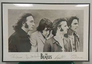   Beatles Lithograph 36 x 24 Not Framed High Quailty Paper Stock  