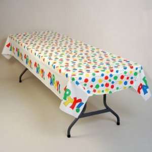  Birthday Balloons Banquet Table Cover 100 ft Roll: Home 