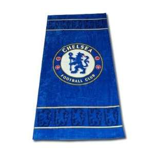  Chelsea Football Fc Blue Border Beach Bath Towel: Sports 
