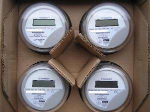 ITRON   WATTHOUR METER (KWH) C1SR   CENTRON   LOT OF 4  