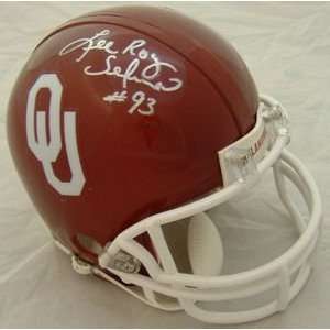 Lee Roy Selmon Autographed Oklahoma Sooners Mini Helmet:  