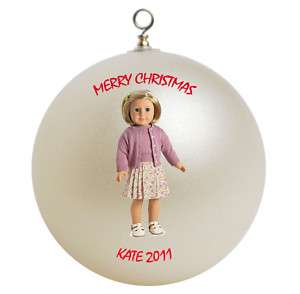 Personalized American Girl Kit Christmas Ornament  