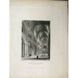  C1837 Chichester Cathedral Four Pages Nave Aisle Plan 