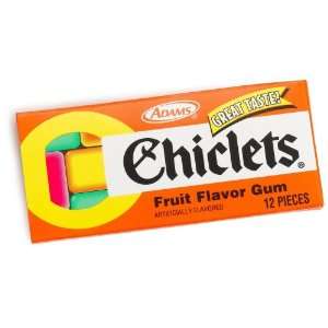 Chiclets Gum 20   12 piece packets Grocery & Gourmet Food