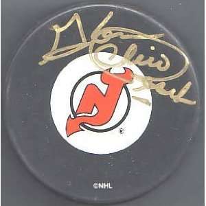  Glenn Chico Resch Autographed Hockey Puck Sports 