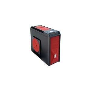  Chieftec Dragon II CH 07B R OP Mid Tower Black/Red Chassis 