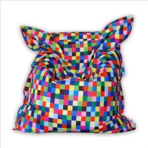   Bean Bag Chair in Happy Pixels Fabric (As Shown) Happy Pixels Home