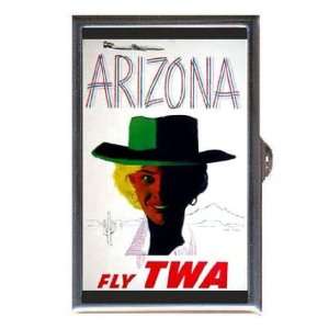  Arizona Cowgirl TWA Airlines Coin, Mint or Pill Box Made 